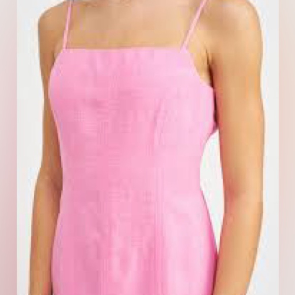 NWT Etiquette Boutique Pink Open Back Midi Dress